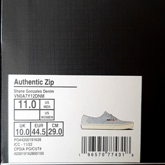 Vault by Vans X Shane Gonzales Authentic Zip *NWT in Box* - Picture 13 of 14